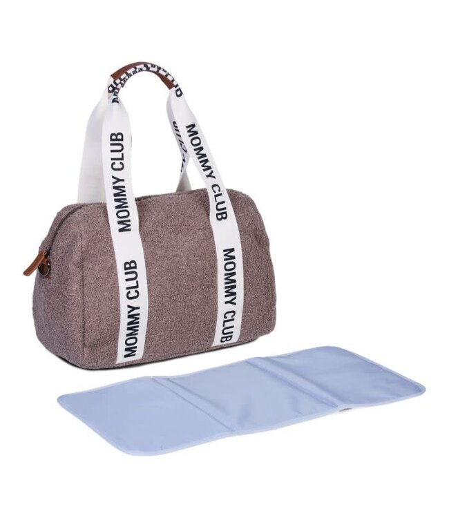 Childhome Childhome - Mommy Club  Verzorgingstas - Signature - Teddy Zacht Bruin