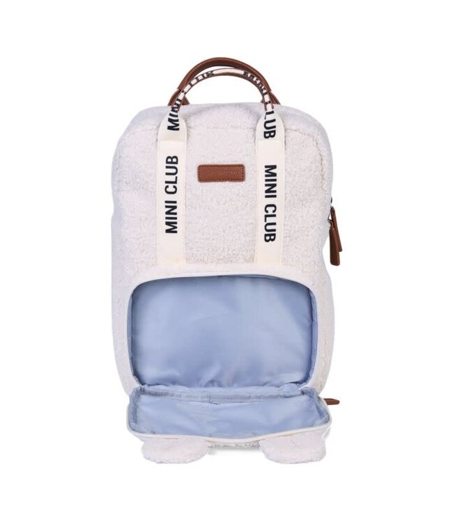 Childhome Childhome - Mini Club Kinderrugzak  - Signature - Teddy Ecru