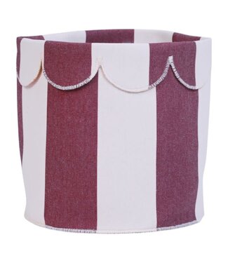 Childhome Childhome - Opbergmand  Biscuit Dreams Bordeaux 25 Cm