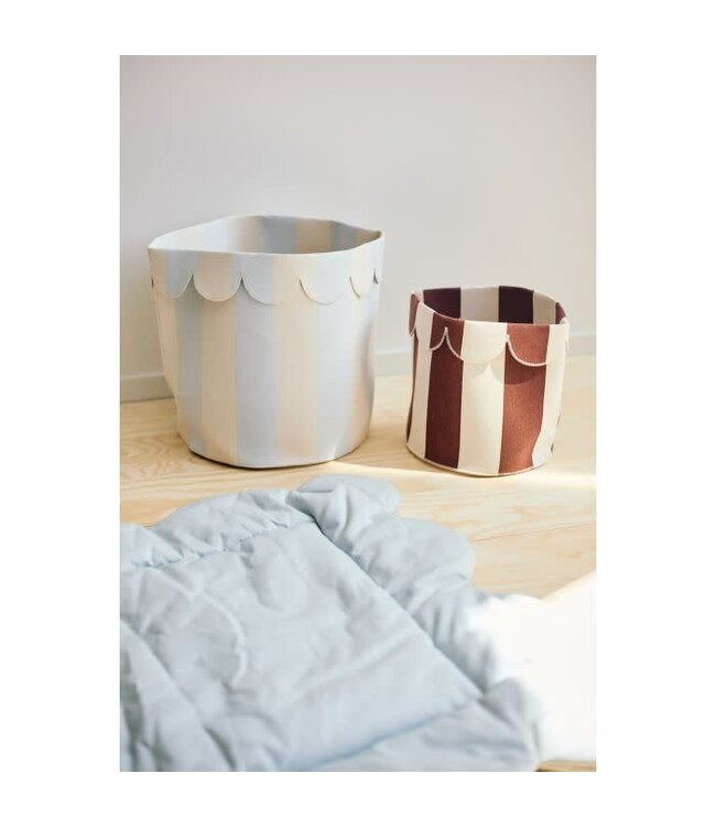 Childhome Childhome - Opbergmand  Biscuit Dreams Bordeaux 25 Cm