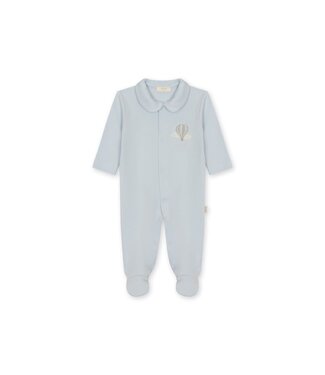 Baby Gi - Pastel blue babygrow - Air balloon