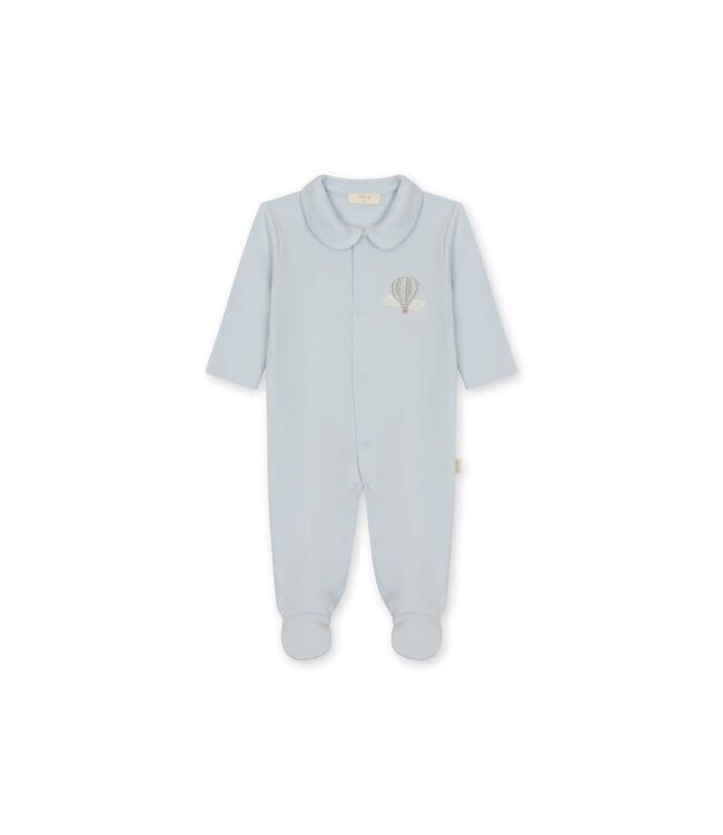 Baby Gi - Pastel blue babygrow - Air balloon