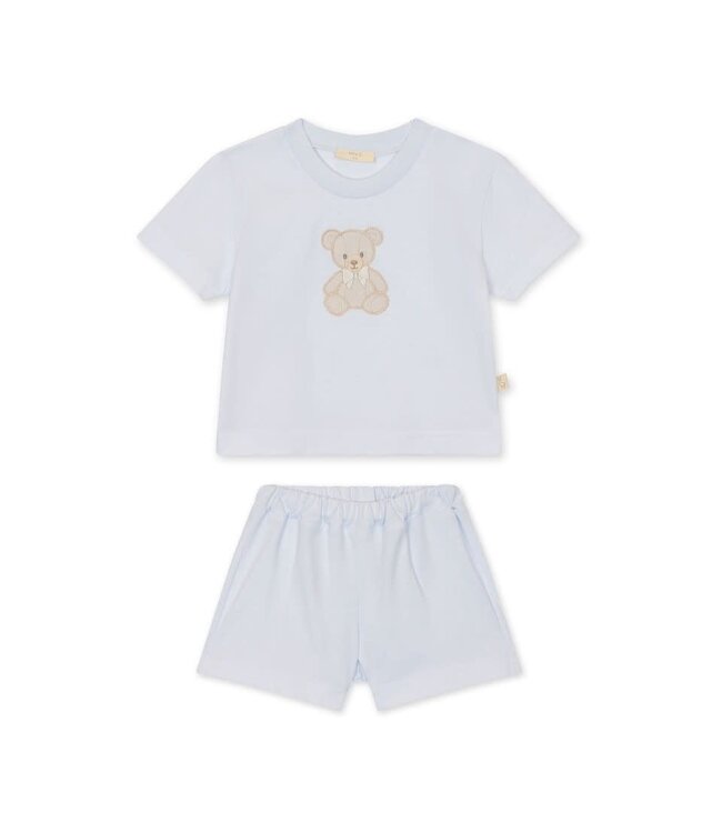 Baby Gi - Setje Bear T-shirt en Short - Blue