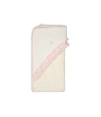 Baby Gi - Hooded bath towel nursery - Pink detail