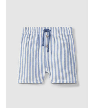 Laranjinha Laranjinha - Gestreepte short blauw