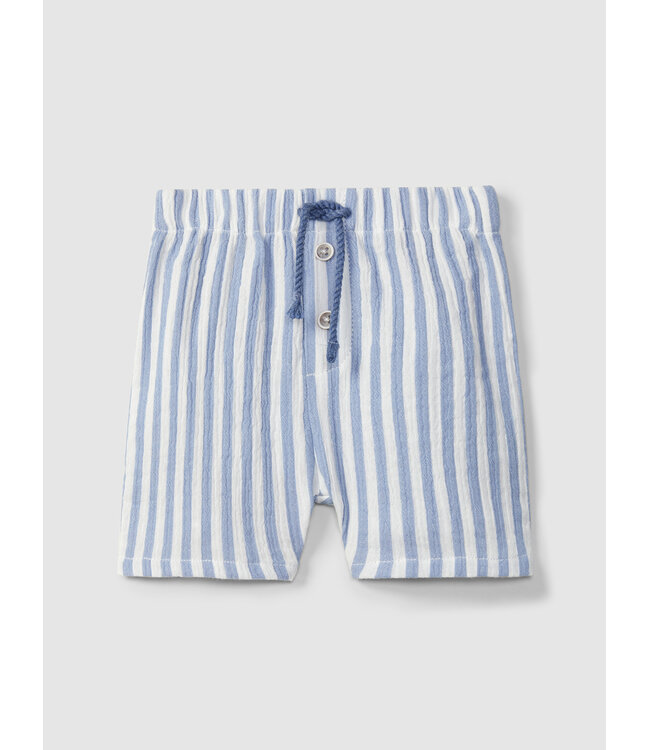 Laranjinha Laranjinha - Gestreepte short blauw