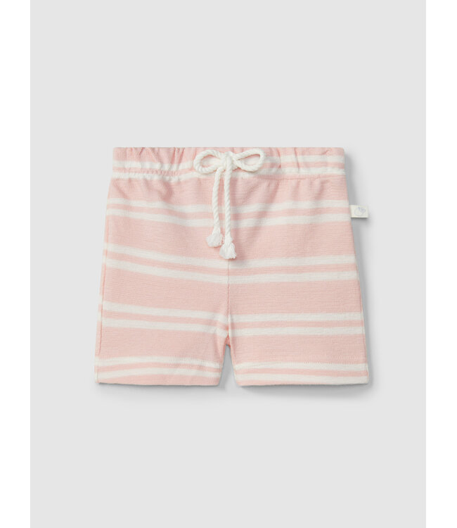 Laranjinha Laranjinha - Gestreepte short roze