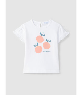 Laranjinha Laranjinha - T-shirt wit met fruit