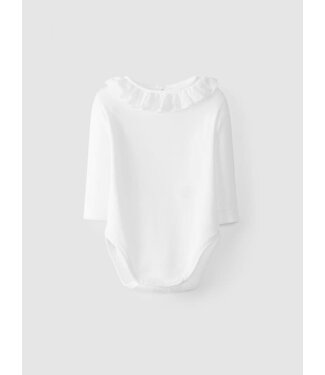 Laranjinha Laranjinha - Body met kraag wit