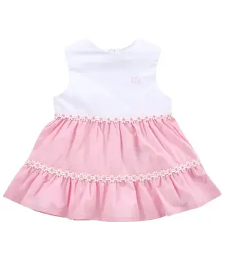 Natini Natini - Kleedje Romanie Roze Wit