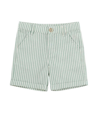 Natini Natini - Short Leo met streepjes - Licht groen