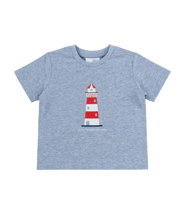 Natini Natini - Tshirt Lighthouse - Grijs