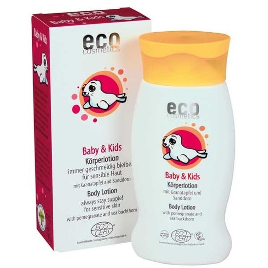 Eco Cosmetics - Baby en Kind Bodylotion Bio Granaatappel & Duindoorn