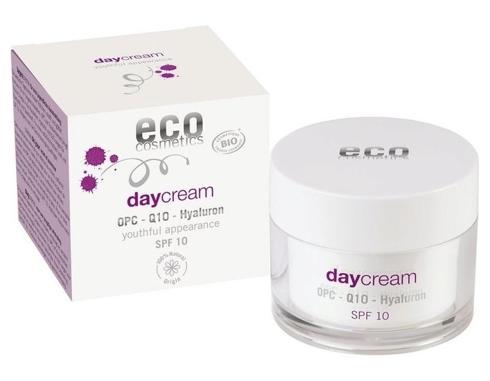 Eco Cosmetics - Dagcrème met OPC, Q10 en Hyaluron