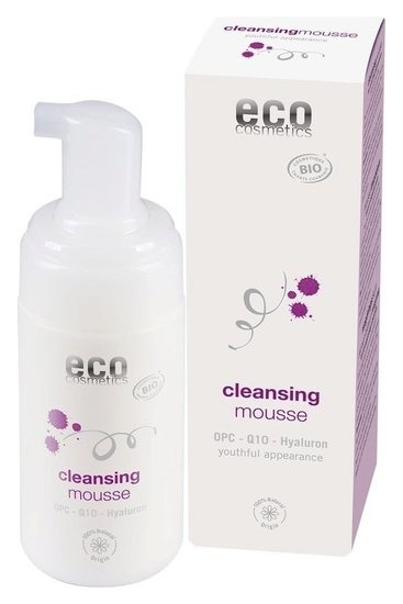 Eco Cosmetics - Anti Age Reinigingsschuim met OPC, Q10 & Hyaluron
