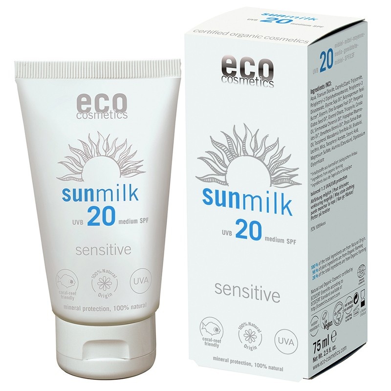 Eco Cosmetics - Bio Sunmilk SPF20 Sensitive