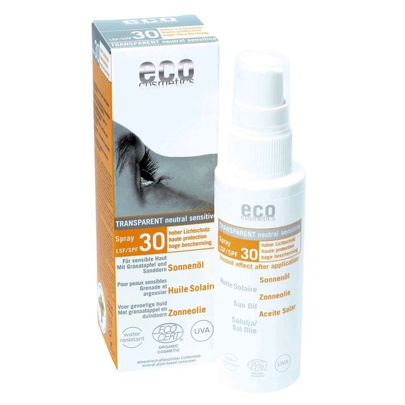 Eco Cosmetics - Zonne Olie Spray SPF30