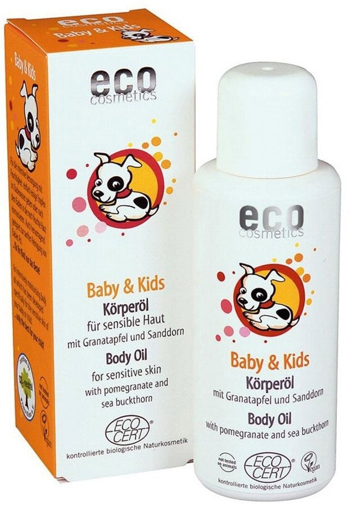 Eco Cosmetics - Natuurlijke Baby Olie met Duindoorn & Granaatappel