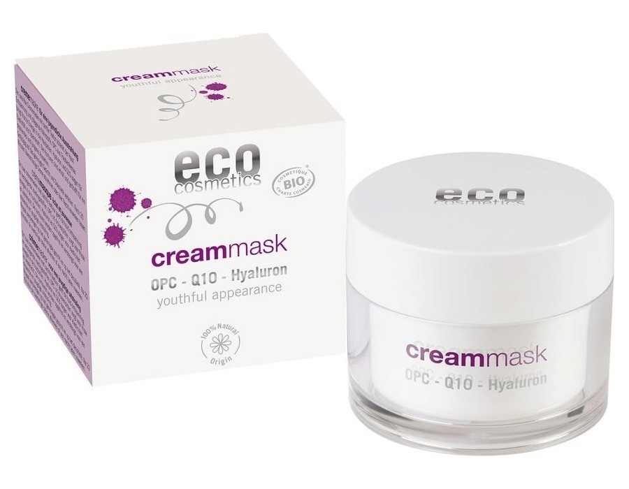 Eco Cosmetics - Crème Masker met OPC, Q10 en Hyaluron