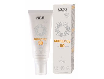 Bio Sunspray SPF 50 licht getint met Q10