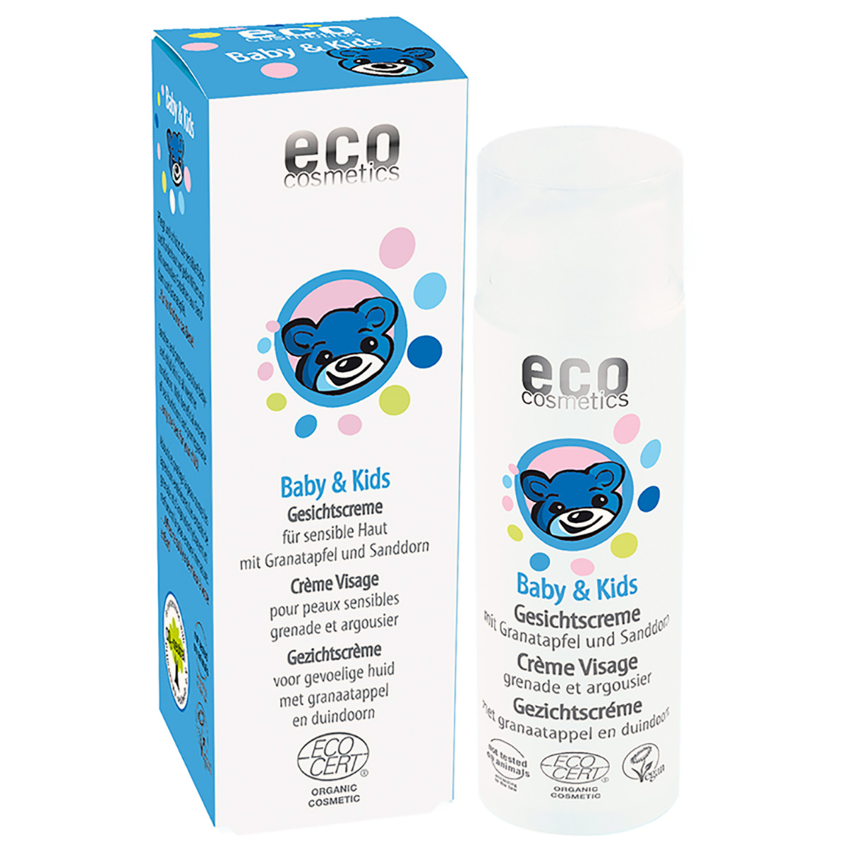 Eco Cosmetics - Baby gezichtscreme granaatappel duindoorn