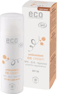 Eco Cosmetics CC Cream SPF 50 Dark Toned