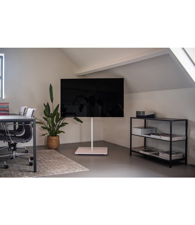 XTRARM Atria TV standaard wit vierkant