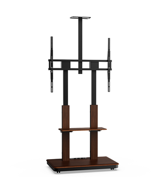 XTRARM TV standaard Duolite manueel zwart/walnoot
