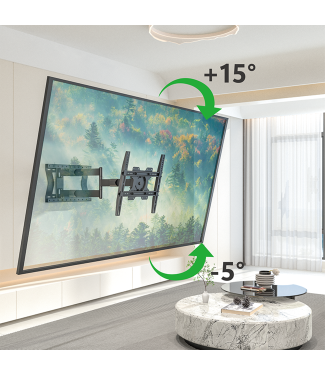 XTRARM Tantal 80 cm Flex VESA 400 TV Beugel zwart