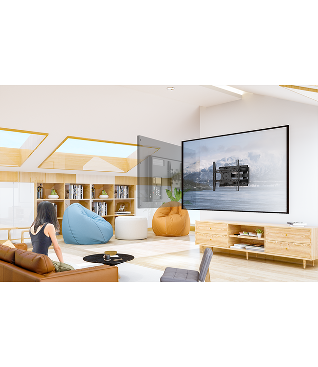 XTRARM Tantal 80 cm Flex VESA 400 TV Beugel zwart