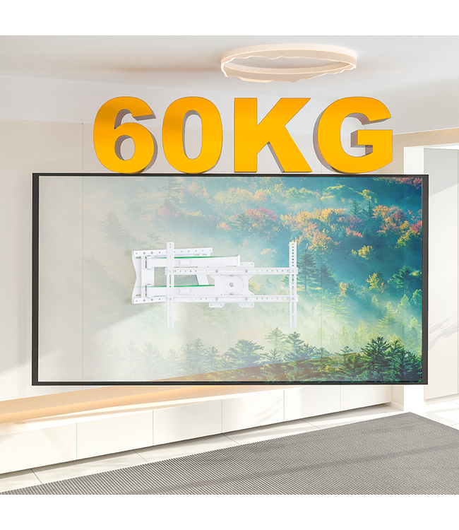 XTRARM Crius 100 cm Rotate VESA 600 TV Beugel wit