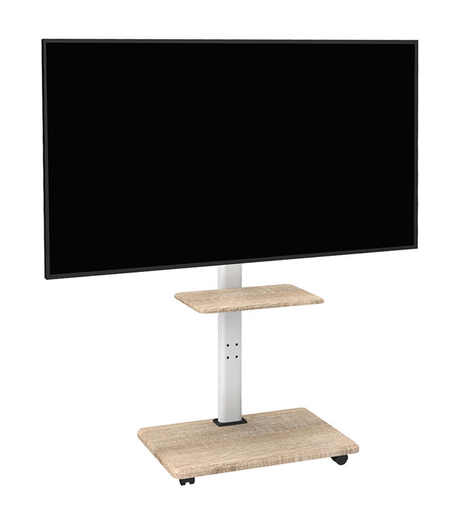 XTRARM TV standaard Delphos Wit Eiken