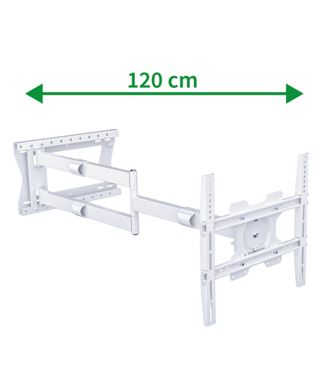 XTRARM Ferrom 120 cm Rotate VESA 400 TV beugel wit XTRARM Ferrom 120 cm Rotate VESA 400 TV beugel wit