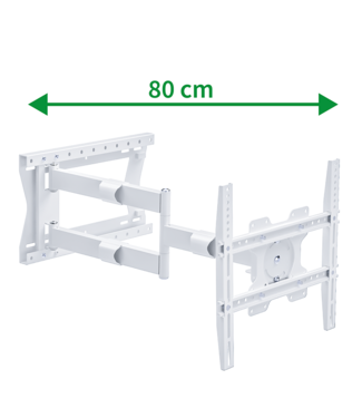 XTRARM Tantal 80 cm Flex VESA 400 TV Beugel wit