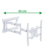 XTRARM Tantal 80 cm Flex VESA 400 TV Beugel wit