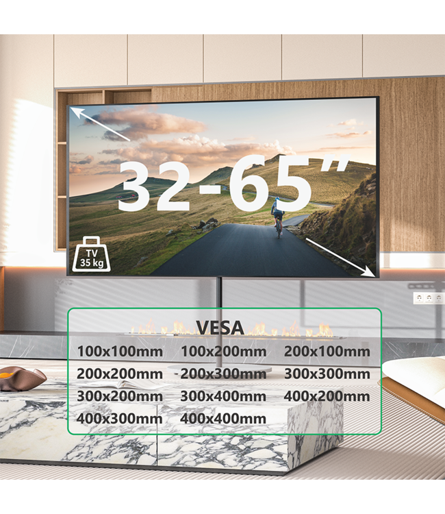 XTRARM Arius TV standaard grijs houtprint