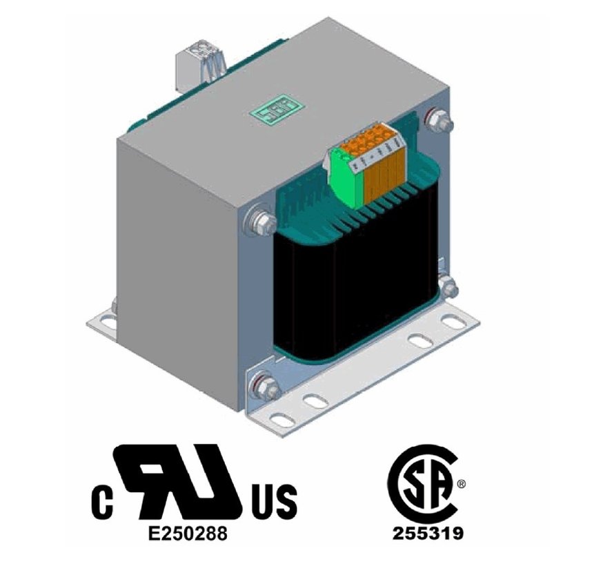 Einphasensteuertransformator 230/400 V +/-15 // 24 V