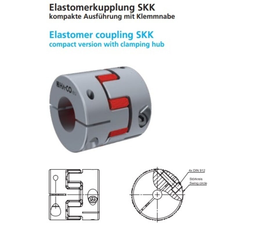 Elastomeerkoppeling SKK