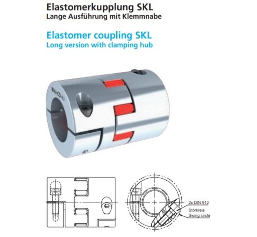 Elastomeerkoppeling SKL