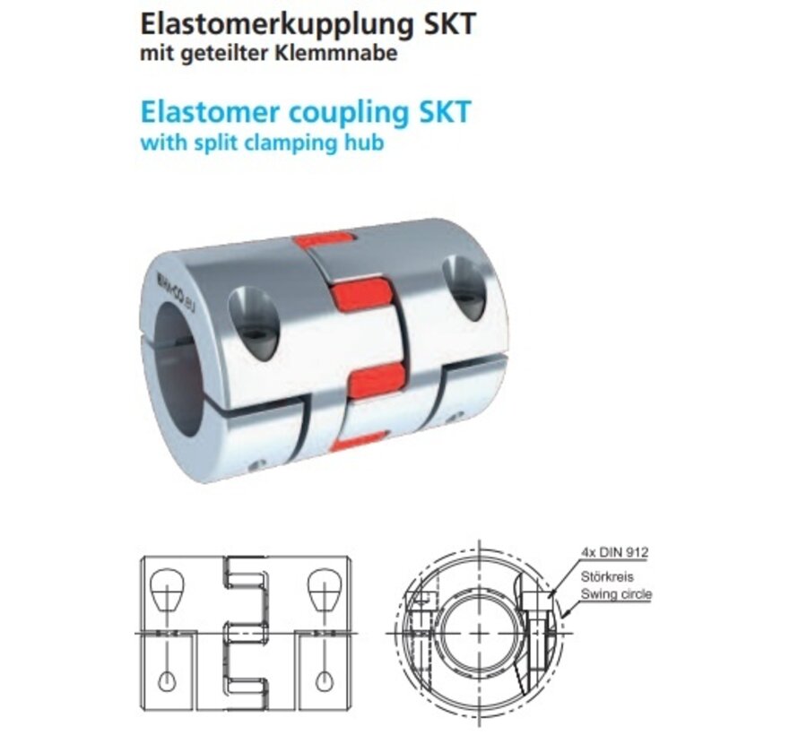 Elastomerkupplung SKT