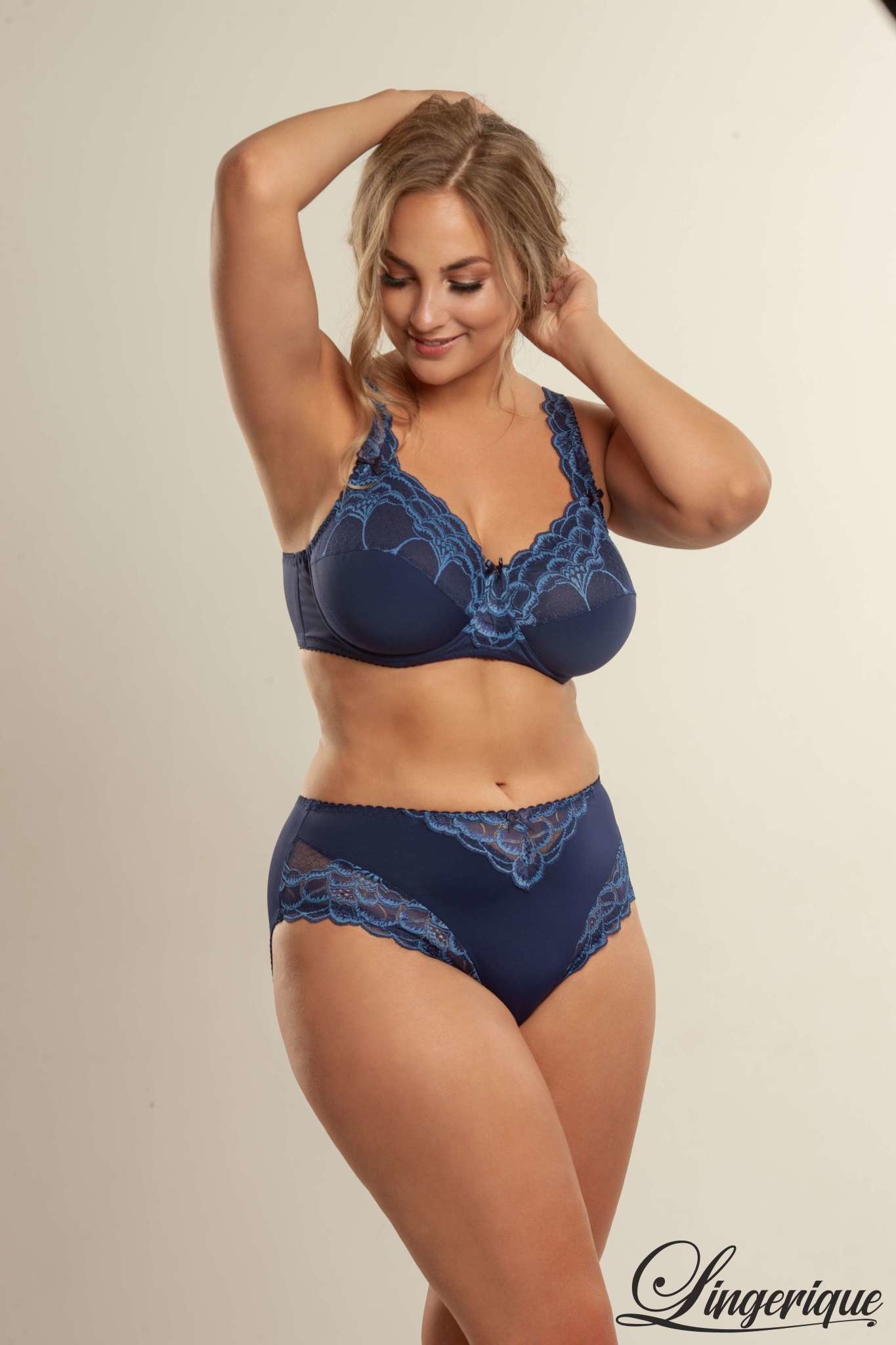 Plaisir Plaisir - Beate - Midi Slip - Dark Blue :