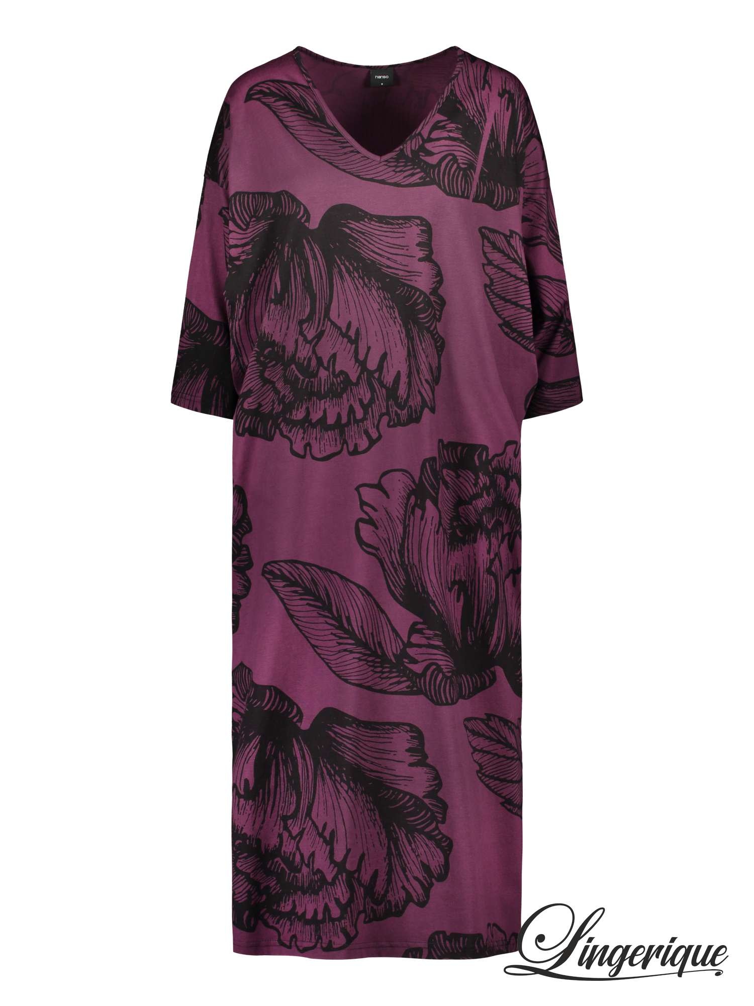 Nanso Nanso - Aurora - Kaftan - Paars Zwart :