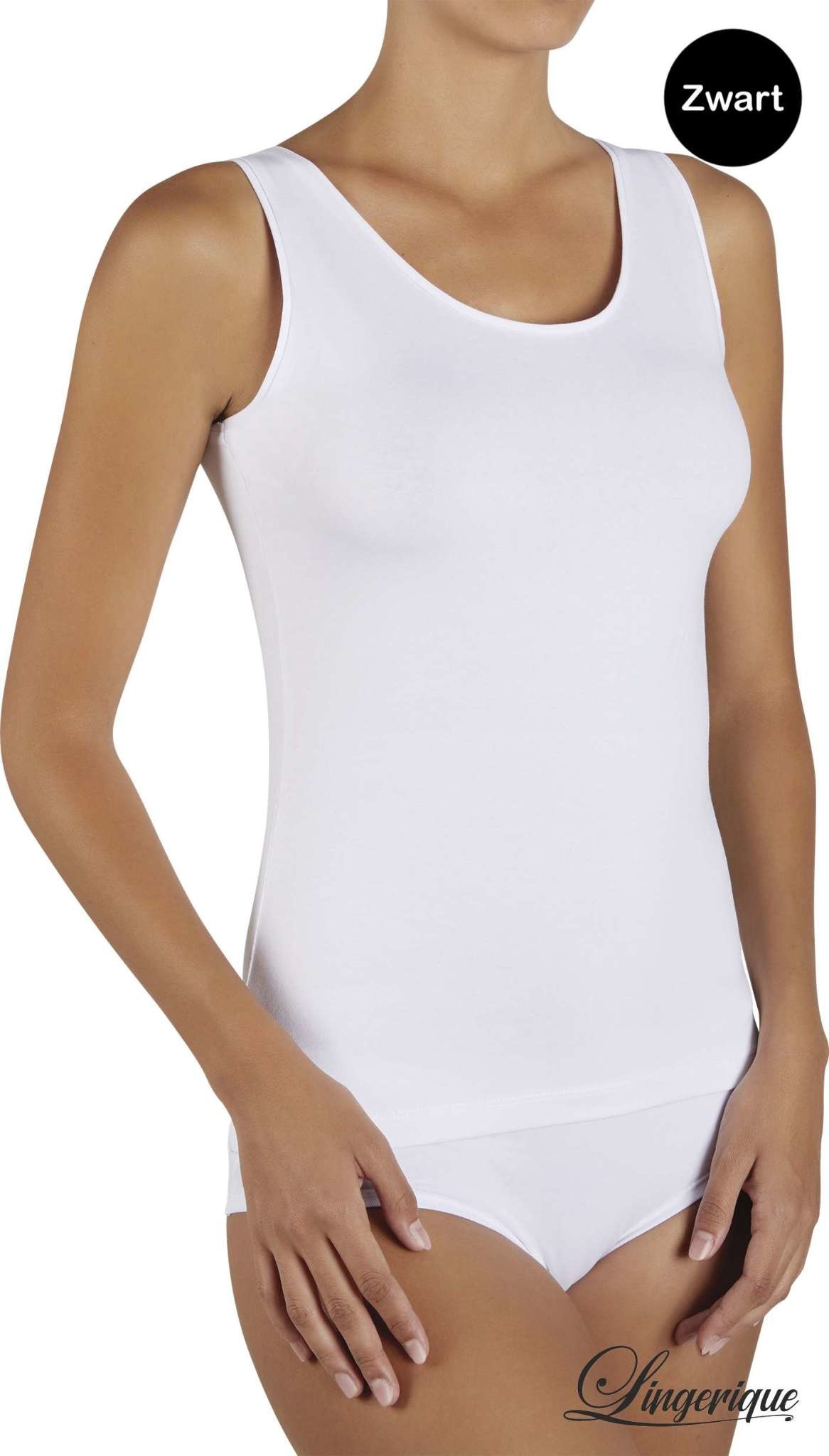 Ysabel Mora Ysabel Mora - Tank Top Katoen "19146" - Zwart :