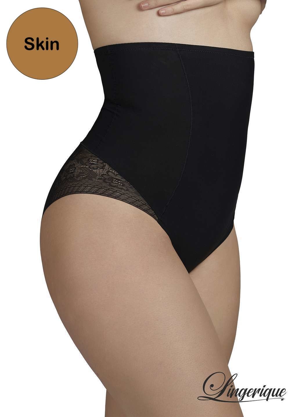 Ysabel Mora Ysabel Mora - Hoge Taille Corrigerende Slip met Kant "19618" - Skin :