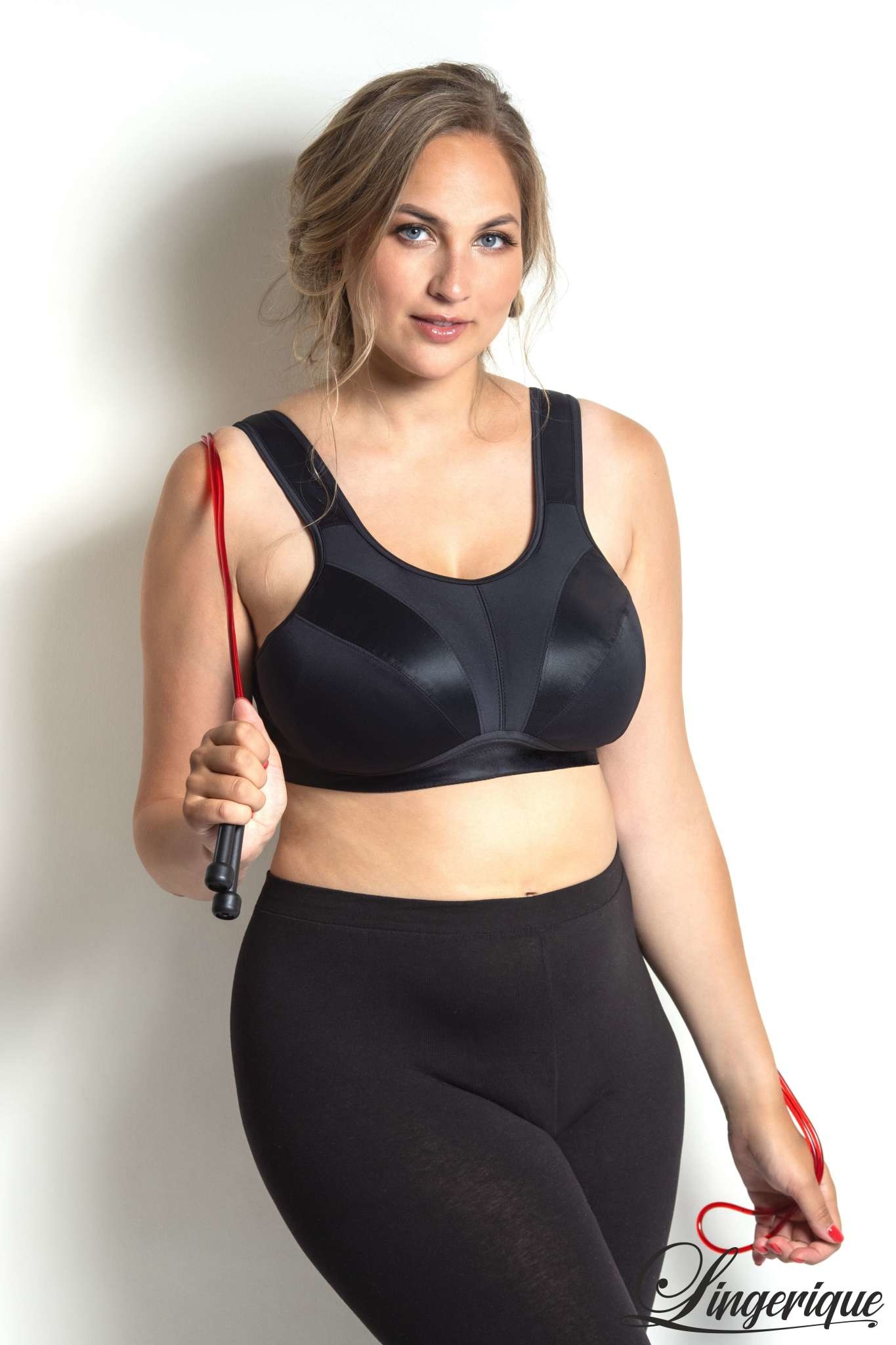 Plaisir Plaisir - Vida - Sport-BH zonder beugel - Zwart :