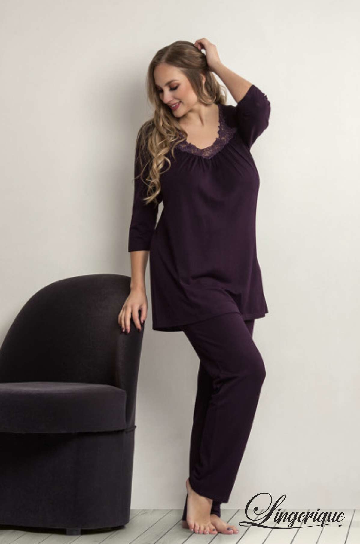Plaisir Plaisir - Pyjama Bamboo - Blackberry :