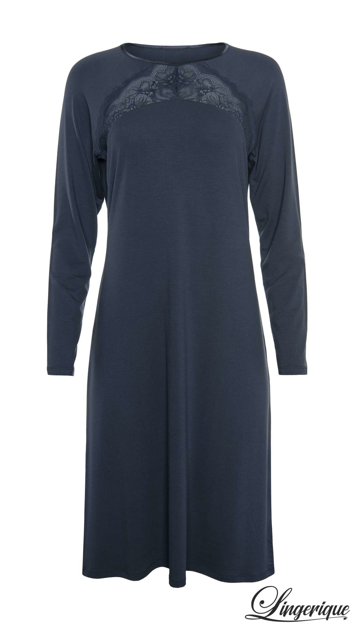 Lisca Lisca - Evelyn - Nachthemd - Blauw Lagune :