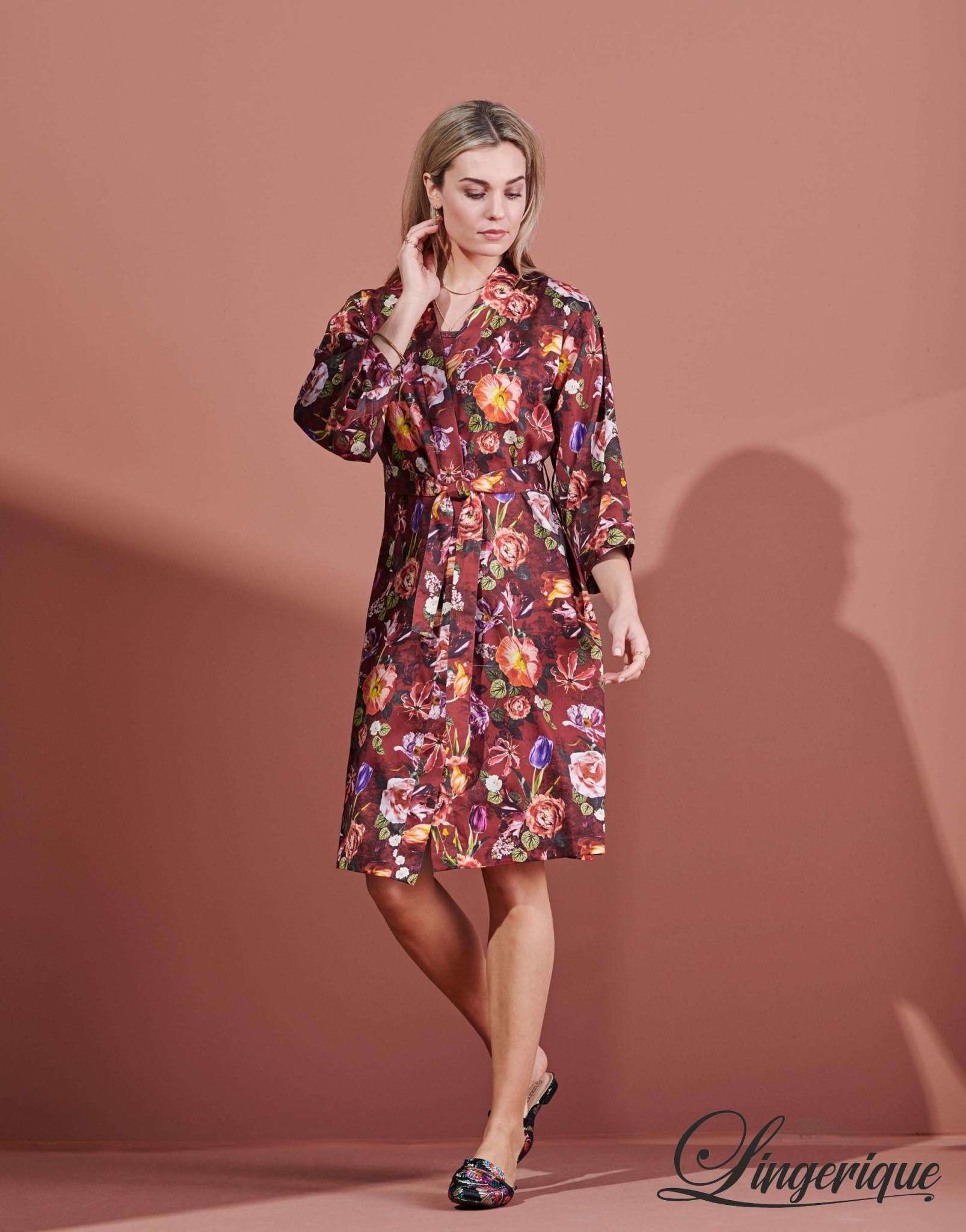 Essenza Home Essenza - Sarai Scarlett - Kimono - Warm Red :