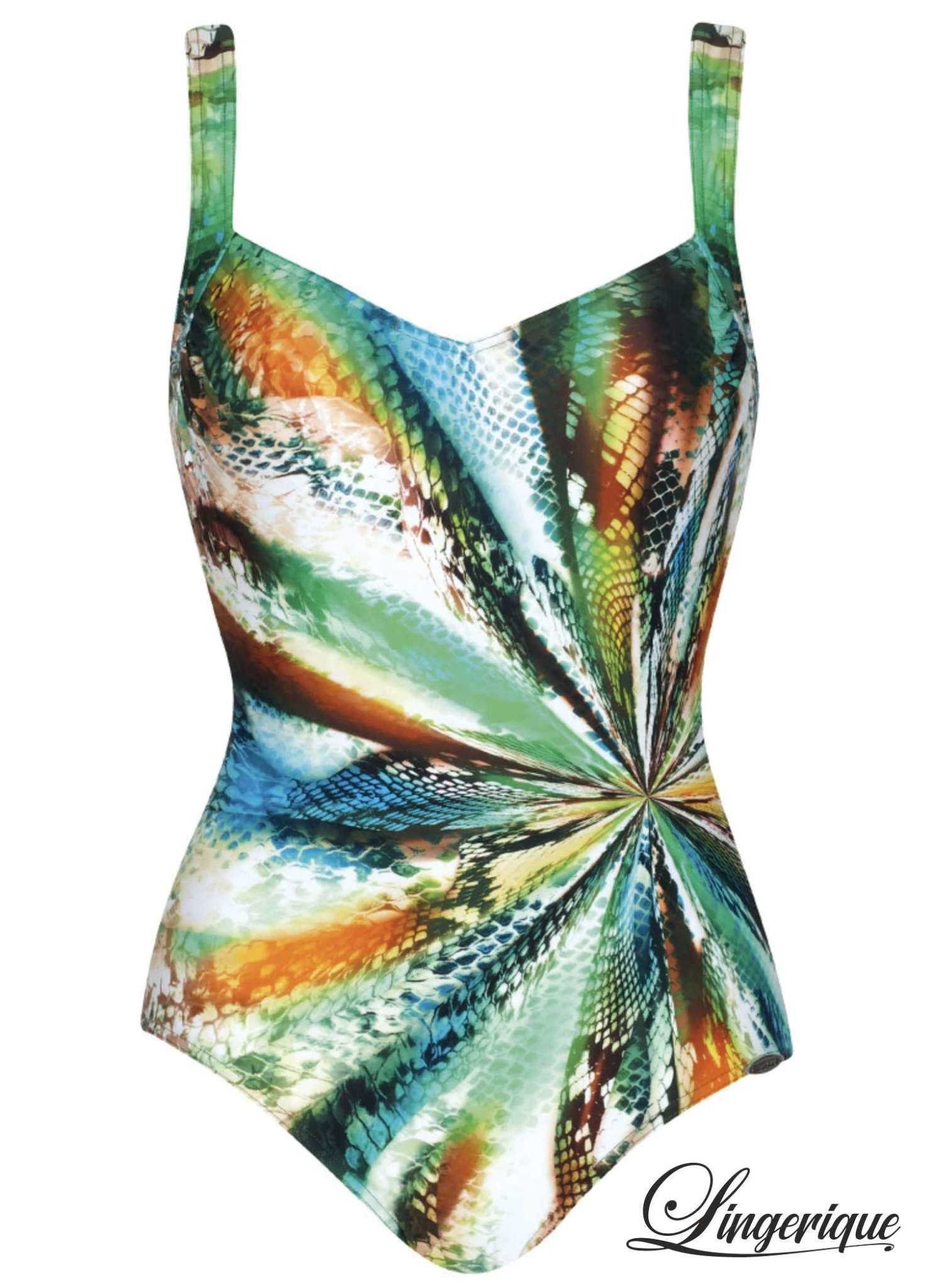 Sunflair Sunflair - Badpak 72100 - Groen Fantasy :