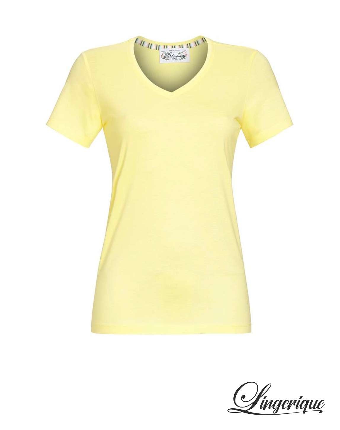 Ringella - Bloomy Ringella Bloomy - T-Shirt met V-Hals 2251407 - Geel : Ringella - Bloomy Ringella Bloomy - T-Shirt met V-Hals 2251407 - Geel :